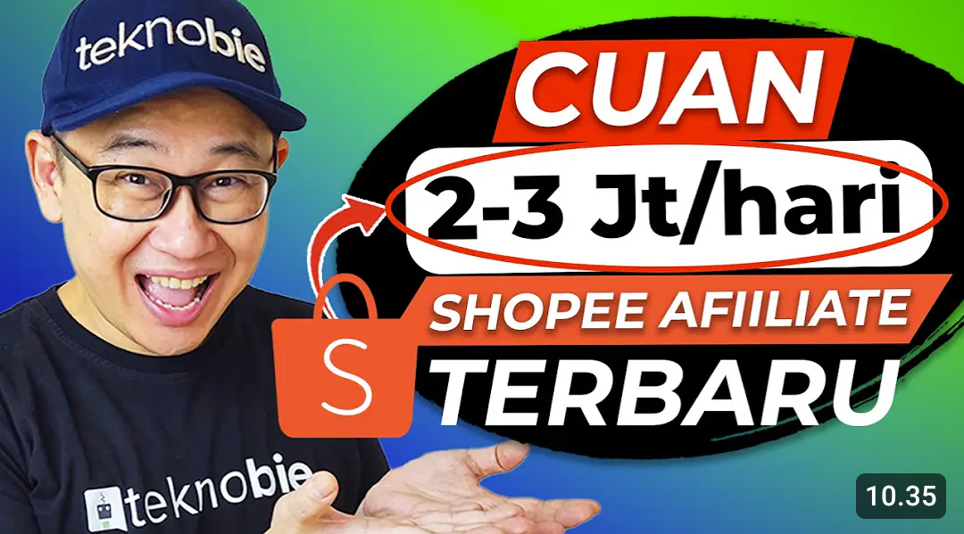 Begini Cara Dapat Cuan Dari Shopee Affiliate, Tonton Videonya